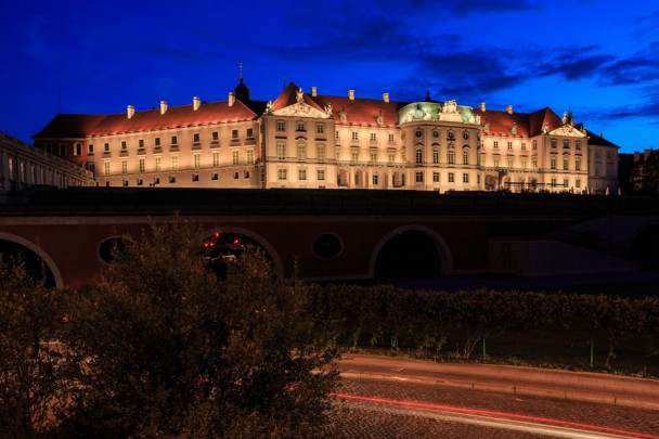 Iluminacja LED - Zamek Królewski w Warszawie