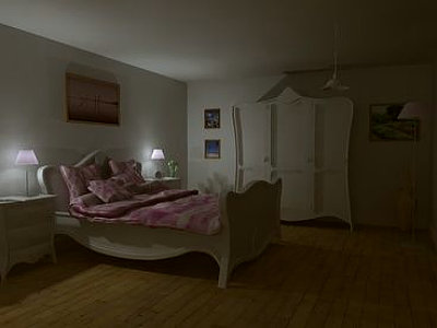 Oświetlenie sypialni - miejscowe