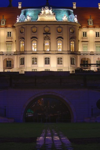 Iluminacja LED - Zamek Królewski w Warszawie