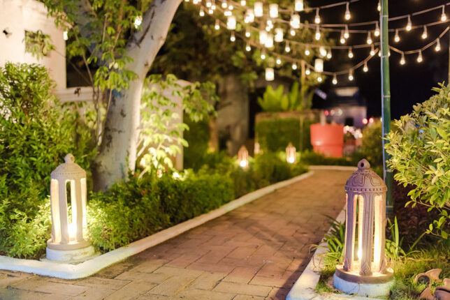 Oświetlenie w ogrodzie