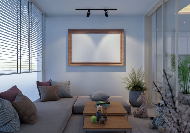 Oświetlenie do małego salonu